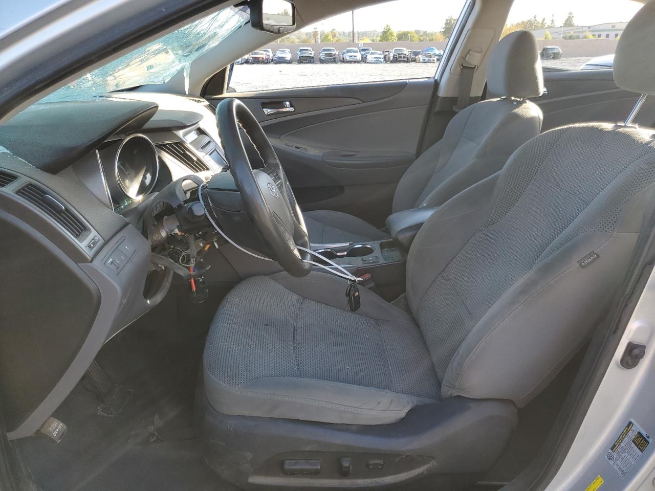 2014 Hyundai Sonata VIN 5NPEB4AC5EH906025 Copart auction photo, vandalism / front end damage thumbnail 7