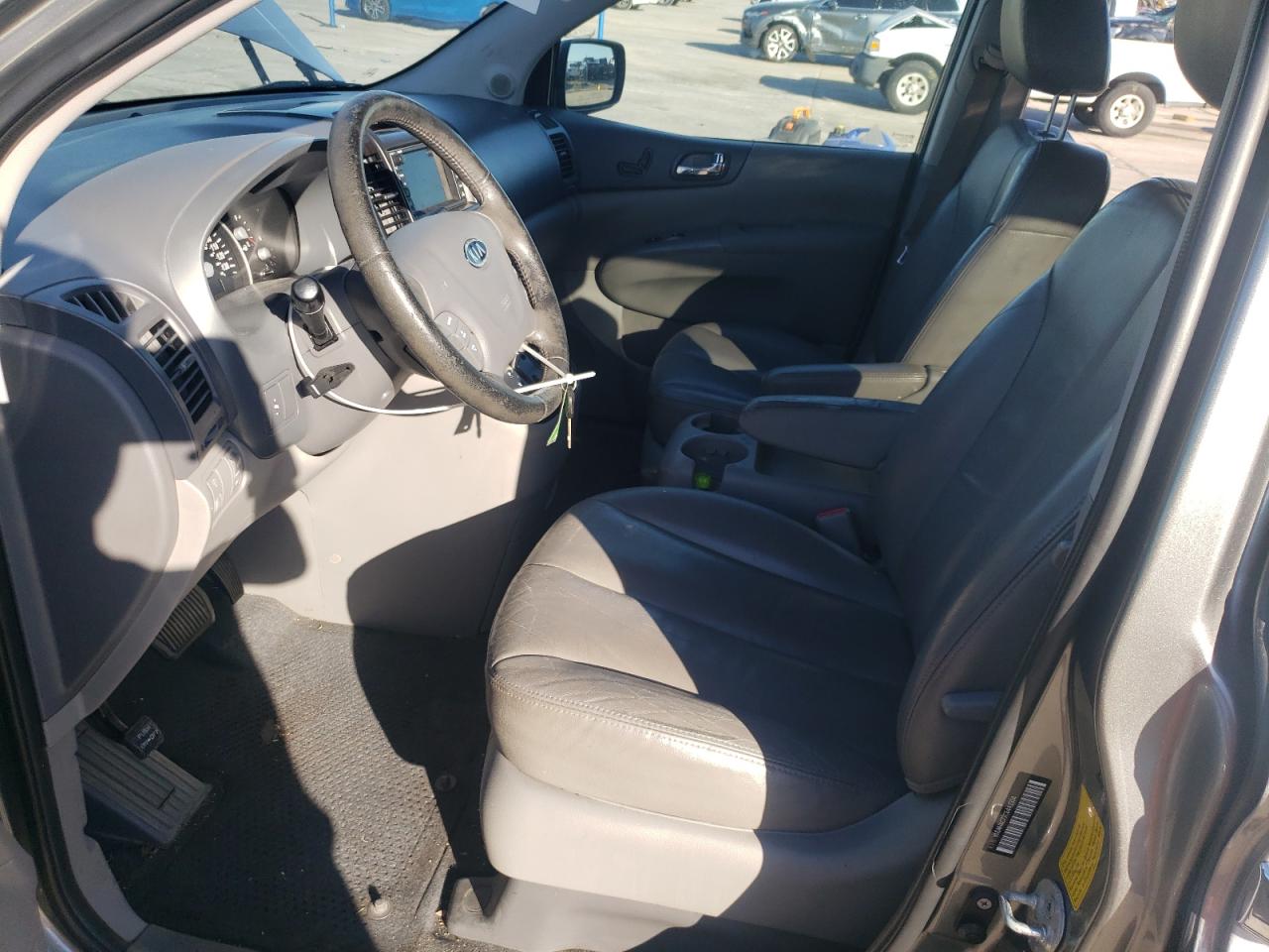 2012 KIA Sedona VIN KNDMH4C77C6442334 Copart auction photo, rear end damage thumbnail 7