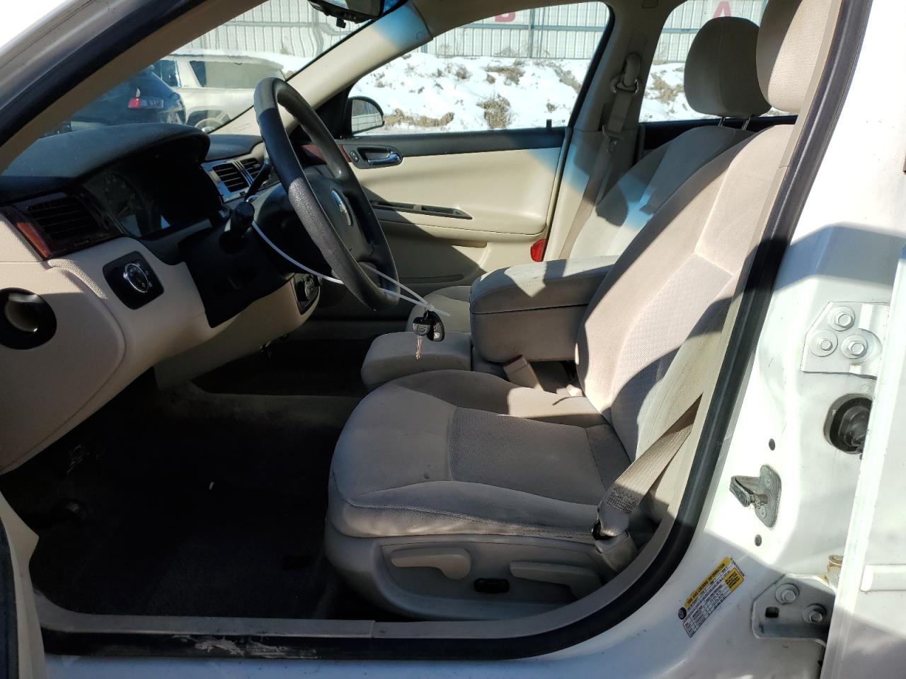 2009 Chevrolet Impala VIN 2G1WB57K791222358 Copart auction photo, front end / side damage thumbnail 7