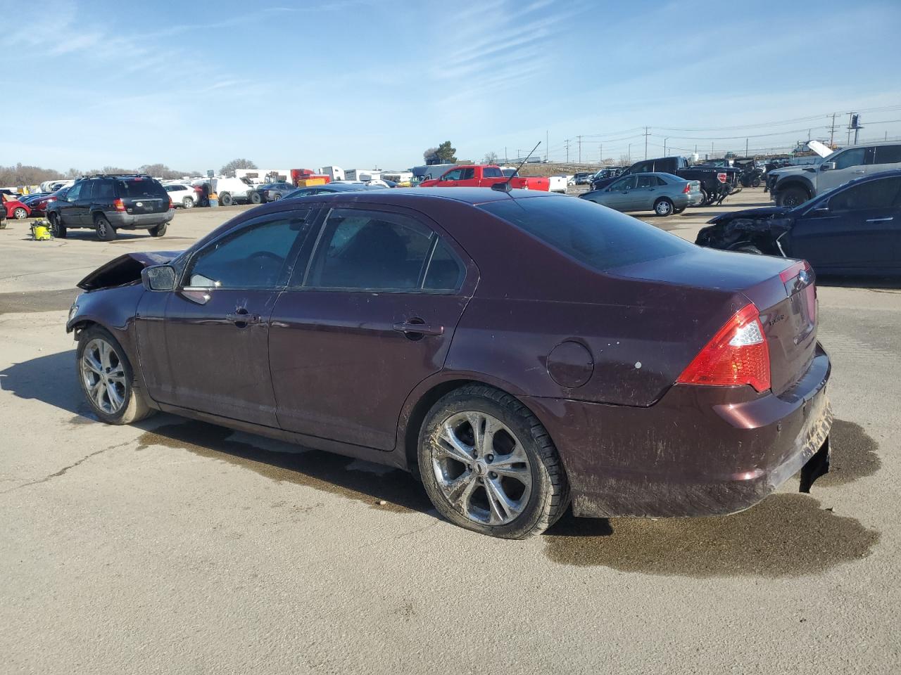 2012 Ford Fusion VIN 3FAHP0HA0CR248271 Copart auction photo, front end / rear end damage thumbnail 2
