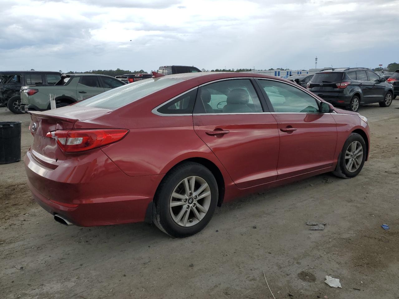 2016 Hyundai Sonata VIN 5NPE24AF9GH303852 Copart auction photo, front end damage thumbnail 3