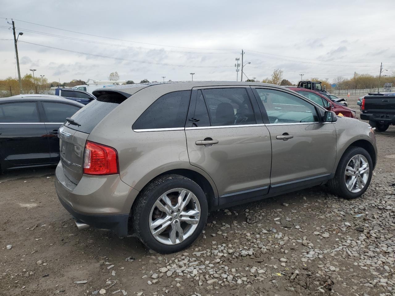 2013 Ford Edge VIN 2FMDK3KC4DBB51699 Copart auction photo, side / minor dent/scratches damage thumbnail 3