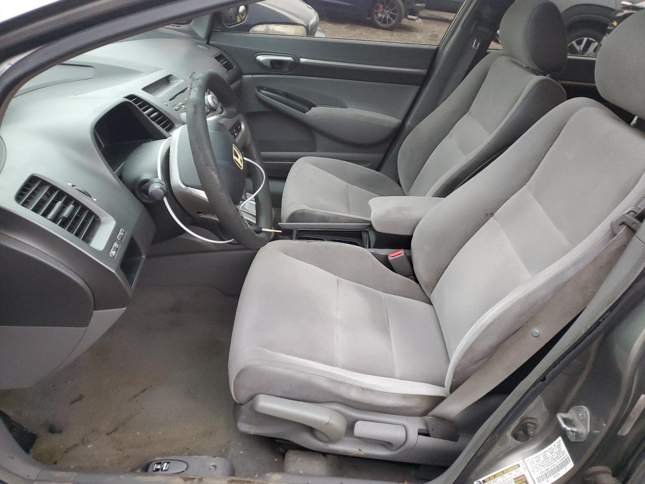 2007 Honda Civic VIN 1HGFA16867L072213 Copart auction photo, rear end damage thumbnail 7