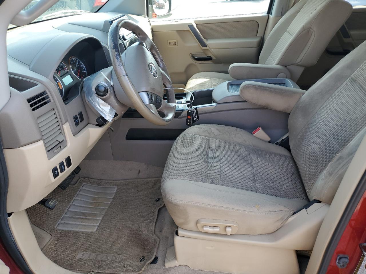 2014 Nissan Titan VIN 1N6BA0ED0EN511331 Copart auction photo, front end damage thumbnail 7
