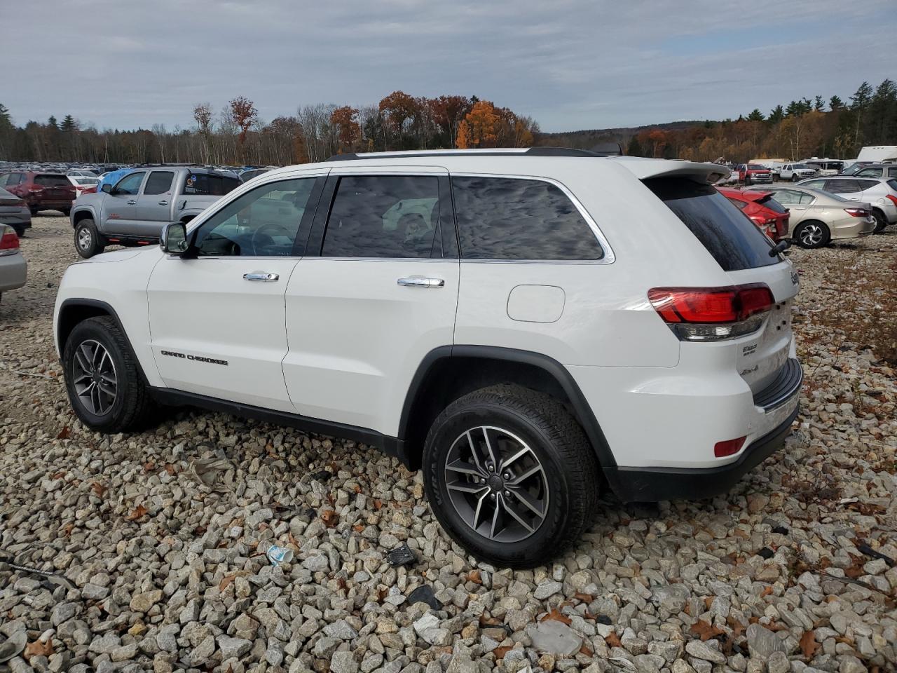 2021 Jeep Grand Cherokee VIN 1C4RJFBG4MC752838 Copart auction photo, front end / side damage thumbnail 2