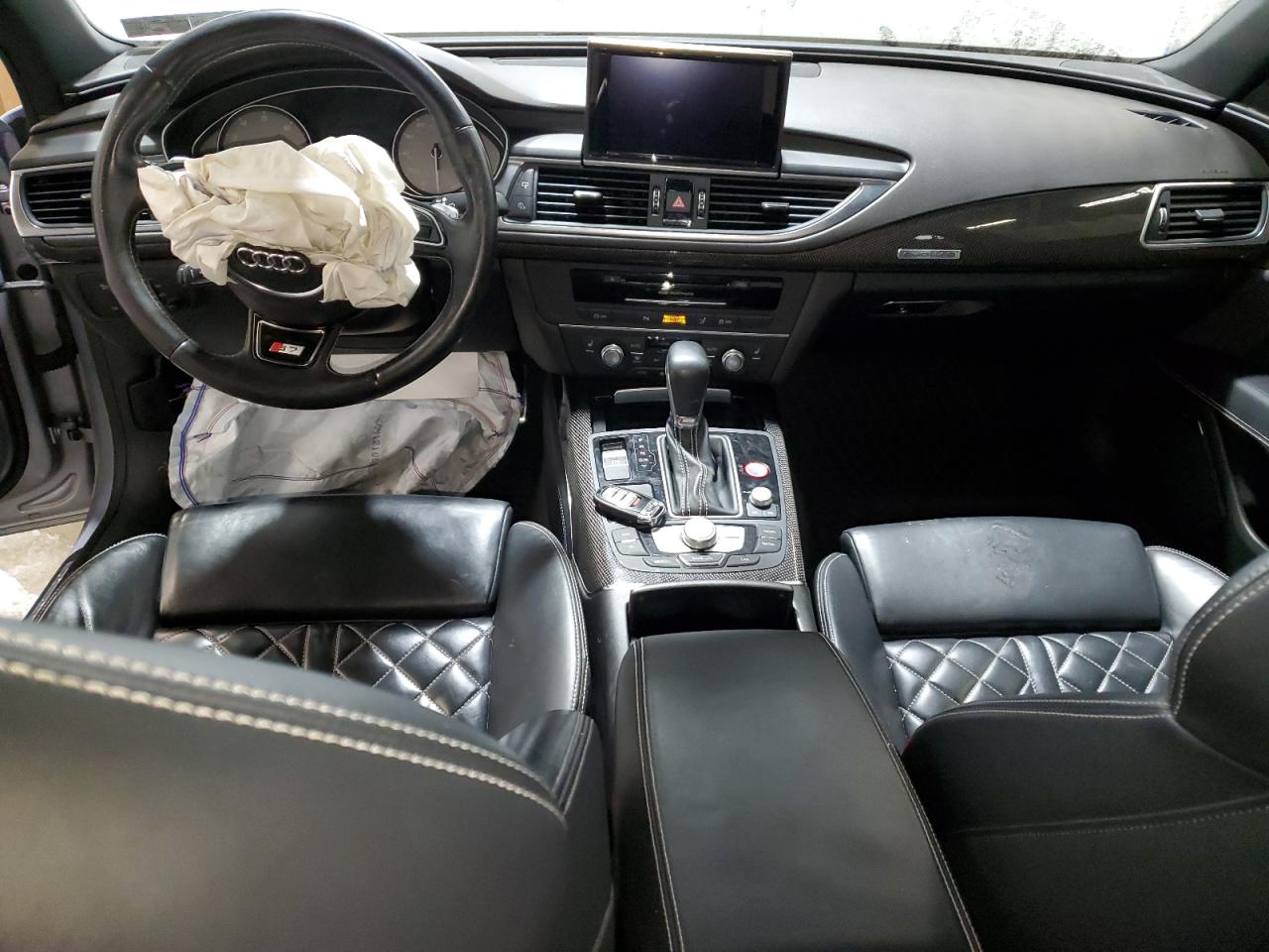 2017 Audi S7 VIN WAUWFAFC1HN026473 Copart auction photo, front end / side damage thumbnail 8