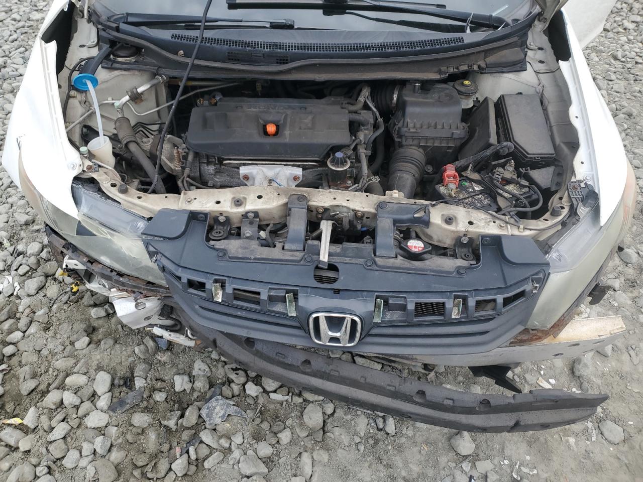 2012 Honda Civic VIN 2HGFB2F59CH562144 Copart auction photo, front end damage thumbnail 12