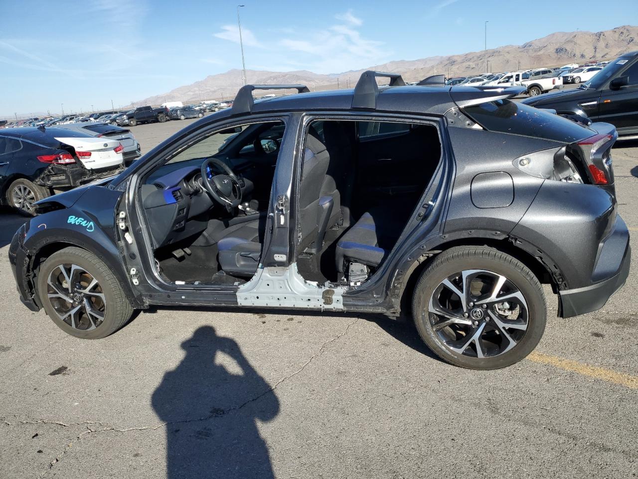 2021 Toyota C-HR VIN NMTKHMBX2MR138689 Copart auction photo, all over damage thumbnail 2