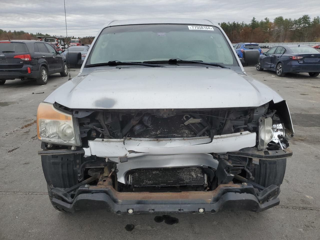 2011 Nissan Titan VIN 1N6AA0CJ7BN322207 Copart auction photo, front end damage thumbnail 5