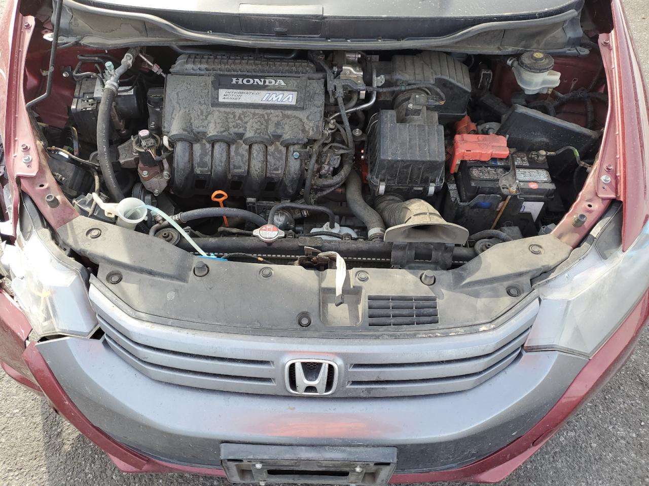 2010 Honda Insight VIN JHMZE2H58AS015077 Copart auction photo, front end / side damage thumbnail 11