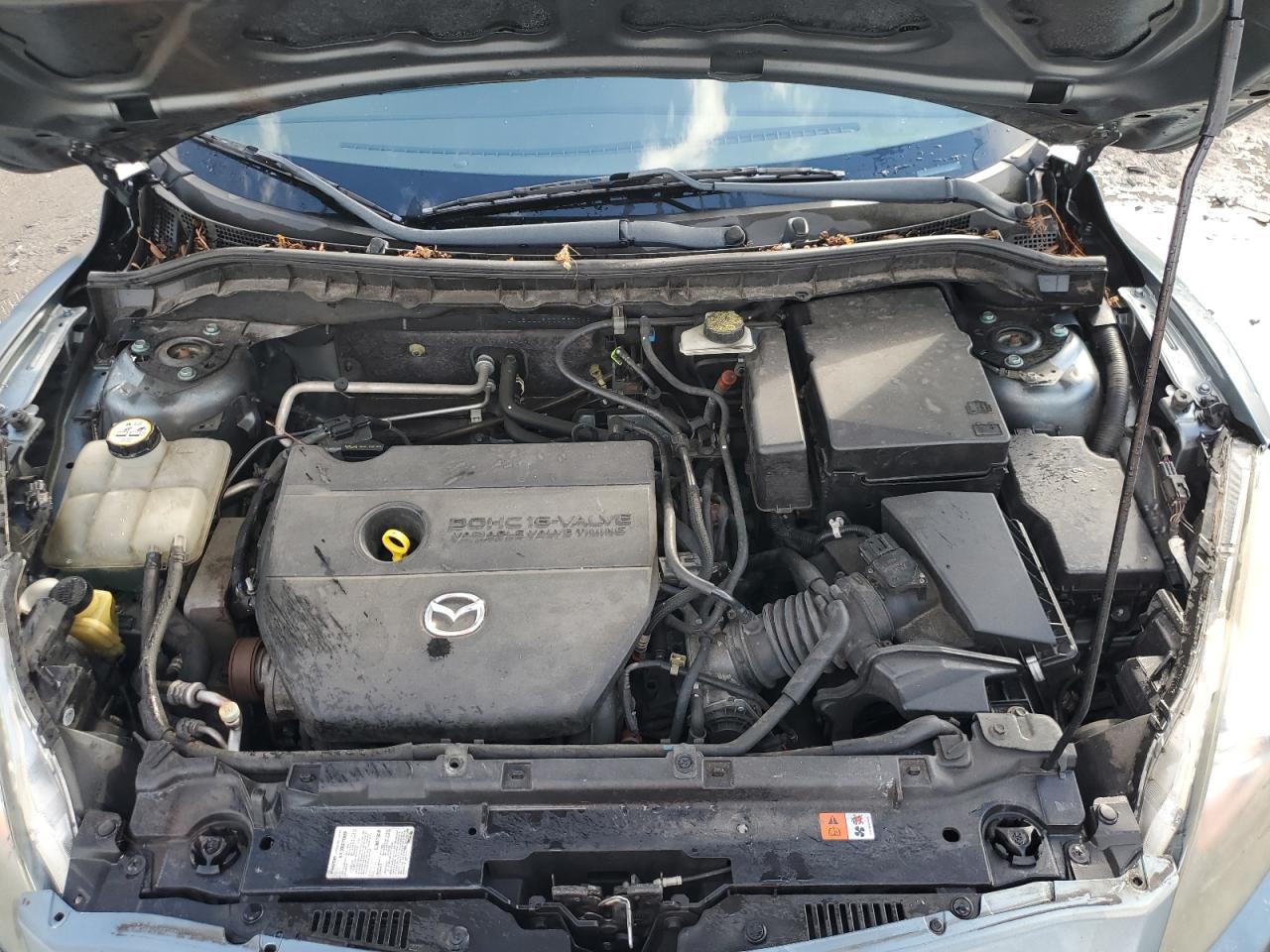 2012 Mazda 3 VIN JM1BL1UF9C1557041 Copart auction photo, front end damage thumbnail 11