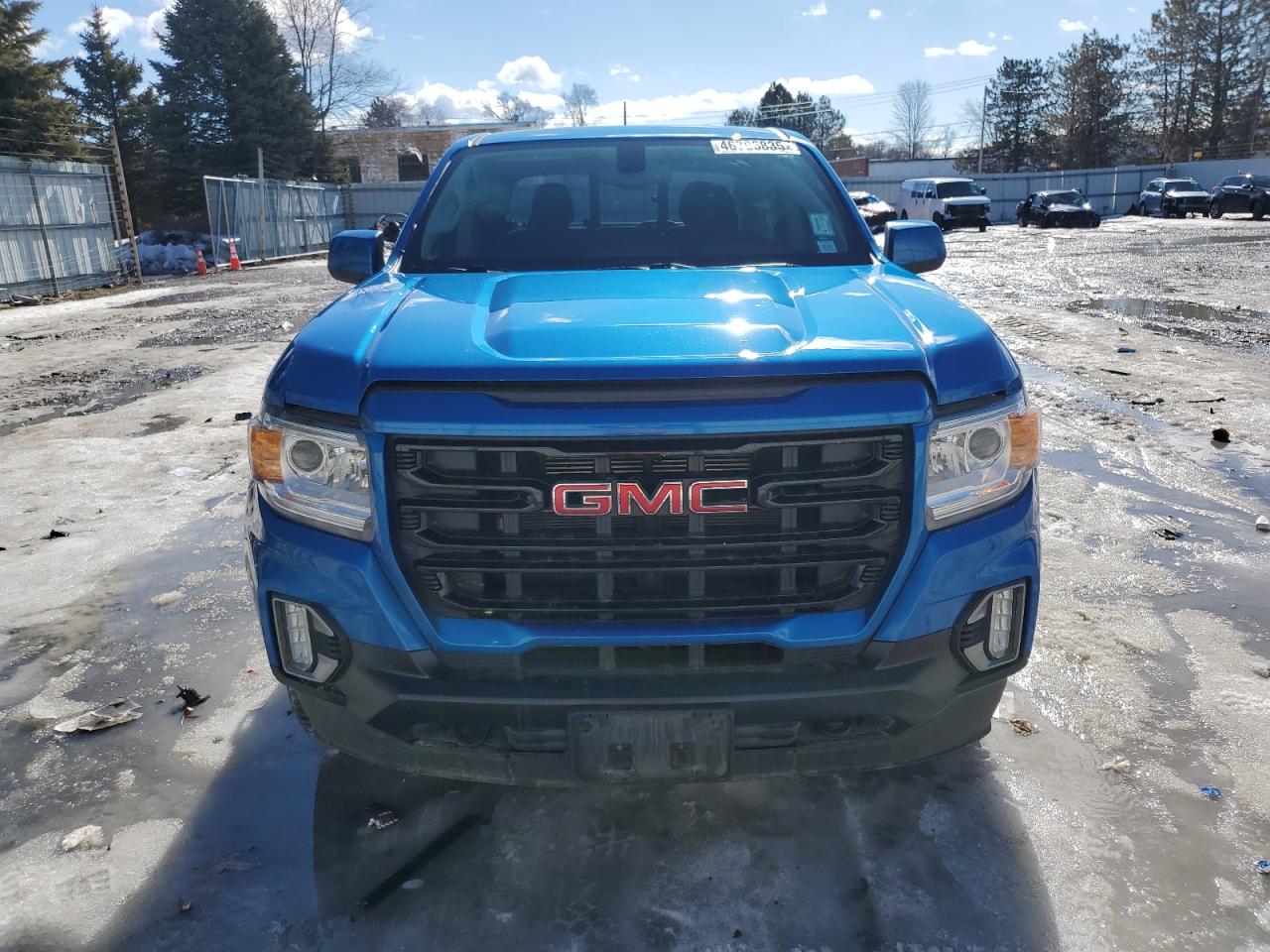 2021 GMC Canyon VIN 1GTG6CEN2M1140540 Copart auction photo, rear end / side damage thumbnail 5