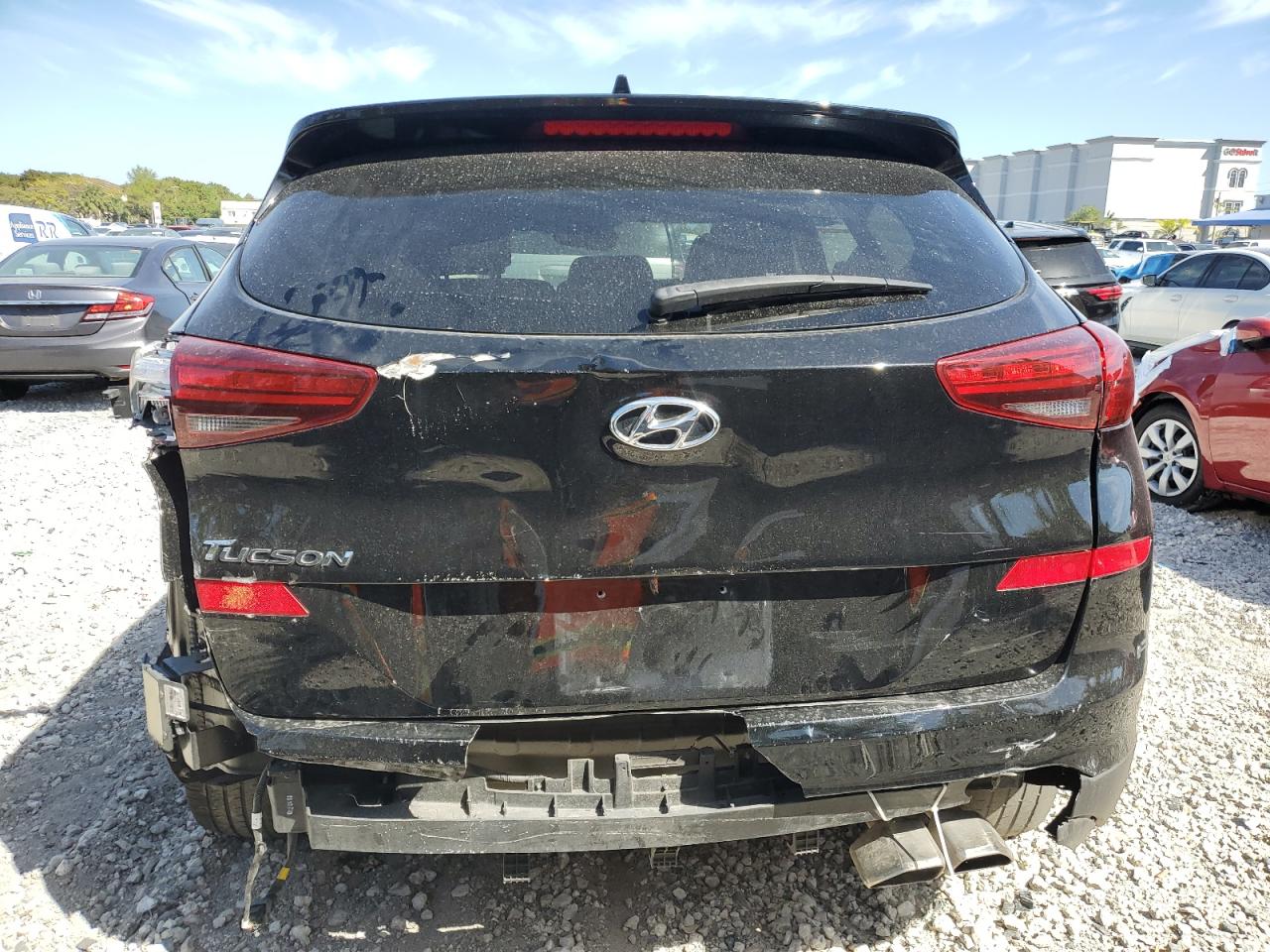 2021 Hyundai Tucson VIN KM8J33AL9MU380116 Copart auction photo, side / all over damage thumbnail 6