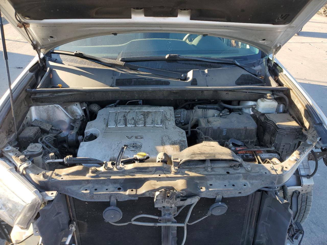 2013 Toyota Highlander VIN 5TDDK3EH9DS251873 Copart auction photo, all over damage thumbnail 14