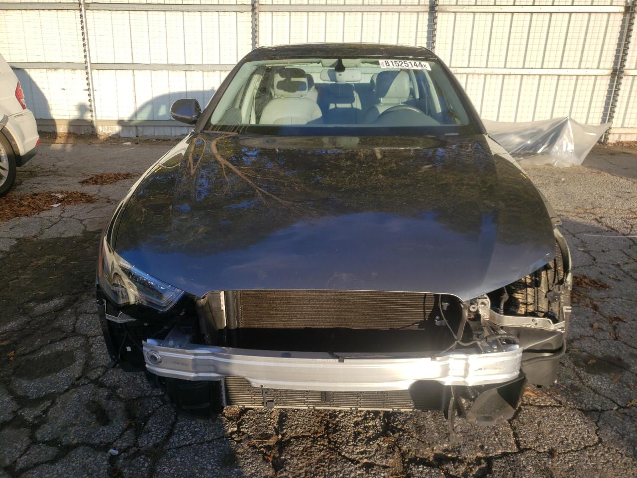 2014 Audi A6 VIN WAUHGAFC7EN136381 Copart auction photo, front end / side damage thumbnail 5