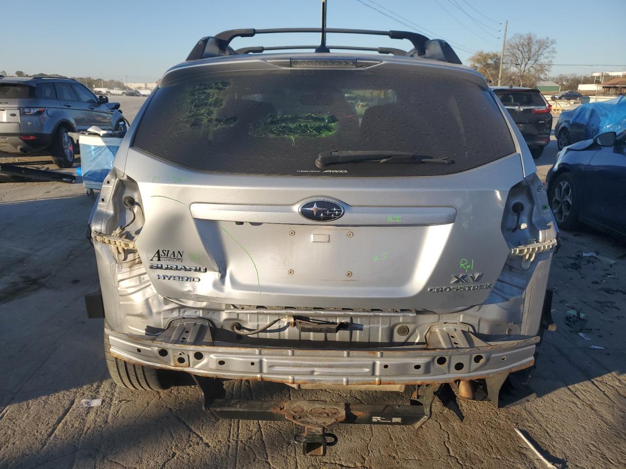 2014 Subaru XV VIN JF2GPBKC7EH309245 Copart auction photo, rear end damage thumbnail 6