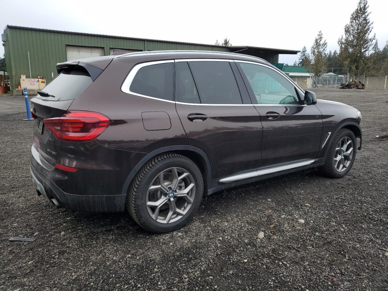 2020 BMW X3 VIN 5UXTY5C0XLLT33807 Copart auction photo, front end damage thumbnail 3