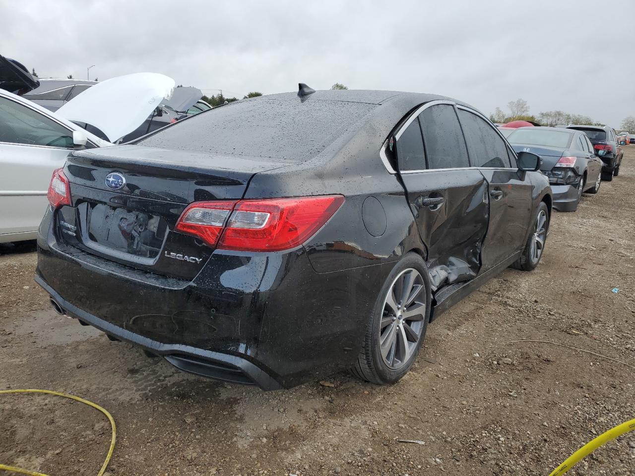 2018 Subaru Legacy VIN 4S3BNAN60J3045808 Copart auction photo, side damage thumbnail 3