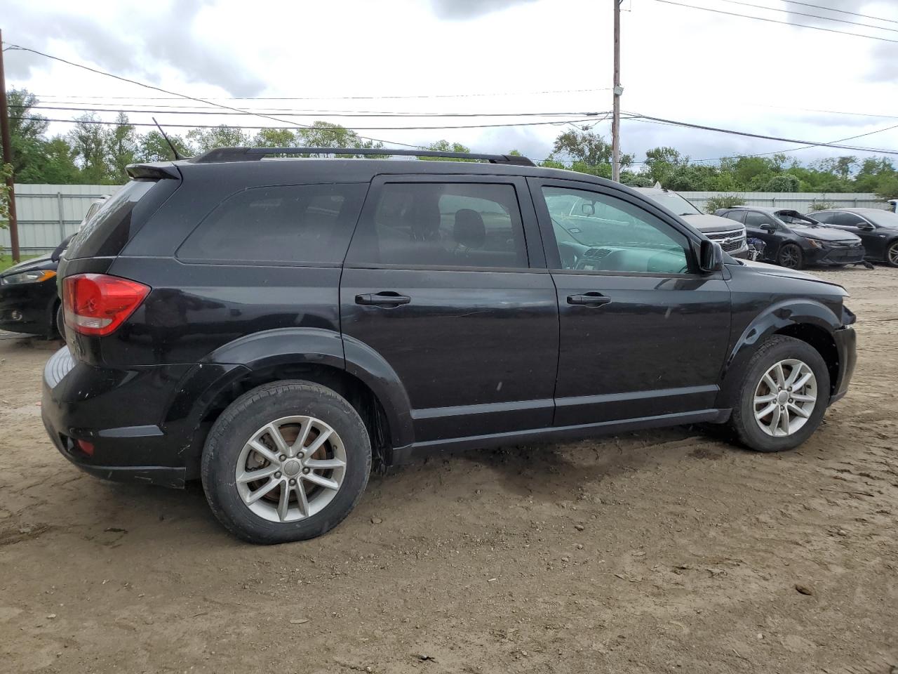 2015 Dodge Journey VIN 3C4PDCBG2FT673687 Copart auction photo, front end / rear end damage thumbnail 3