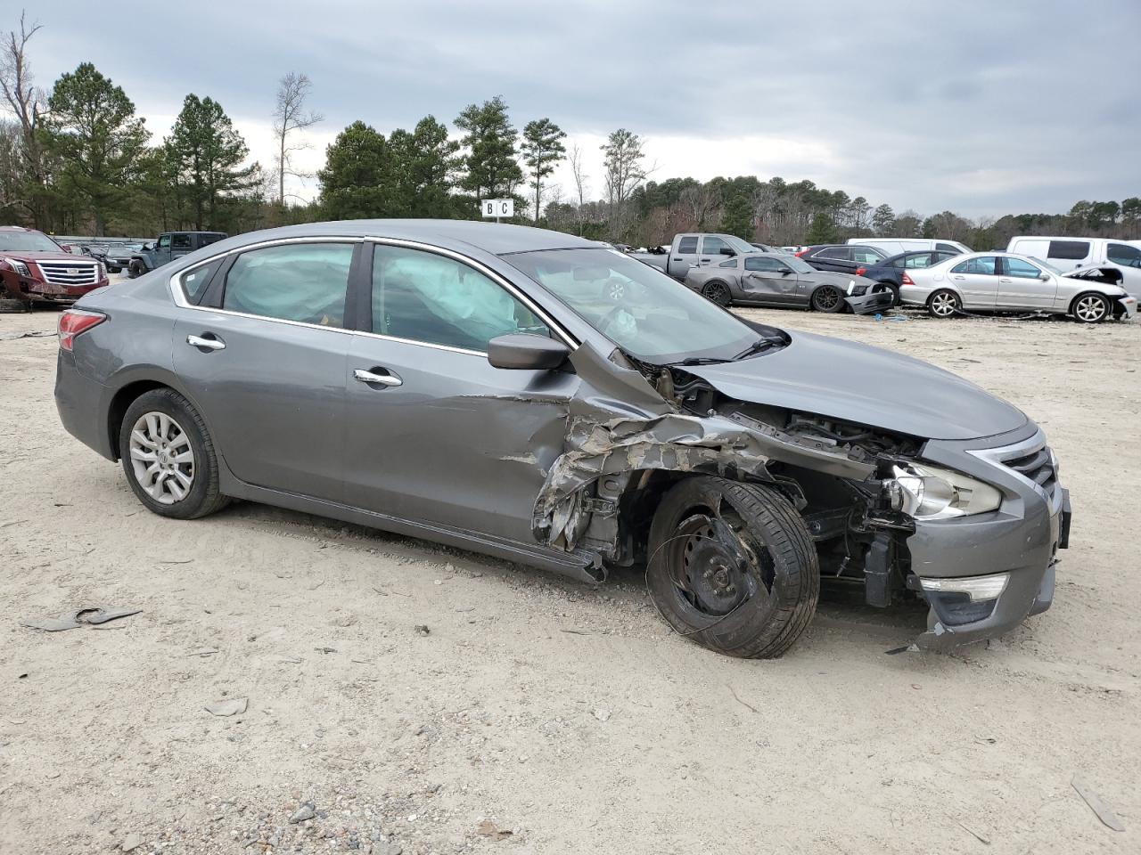 2015 Nissan Altima VIN 1N4AL3AP5FC274431 Copart auction photo, front end / side damage thumbnail 4