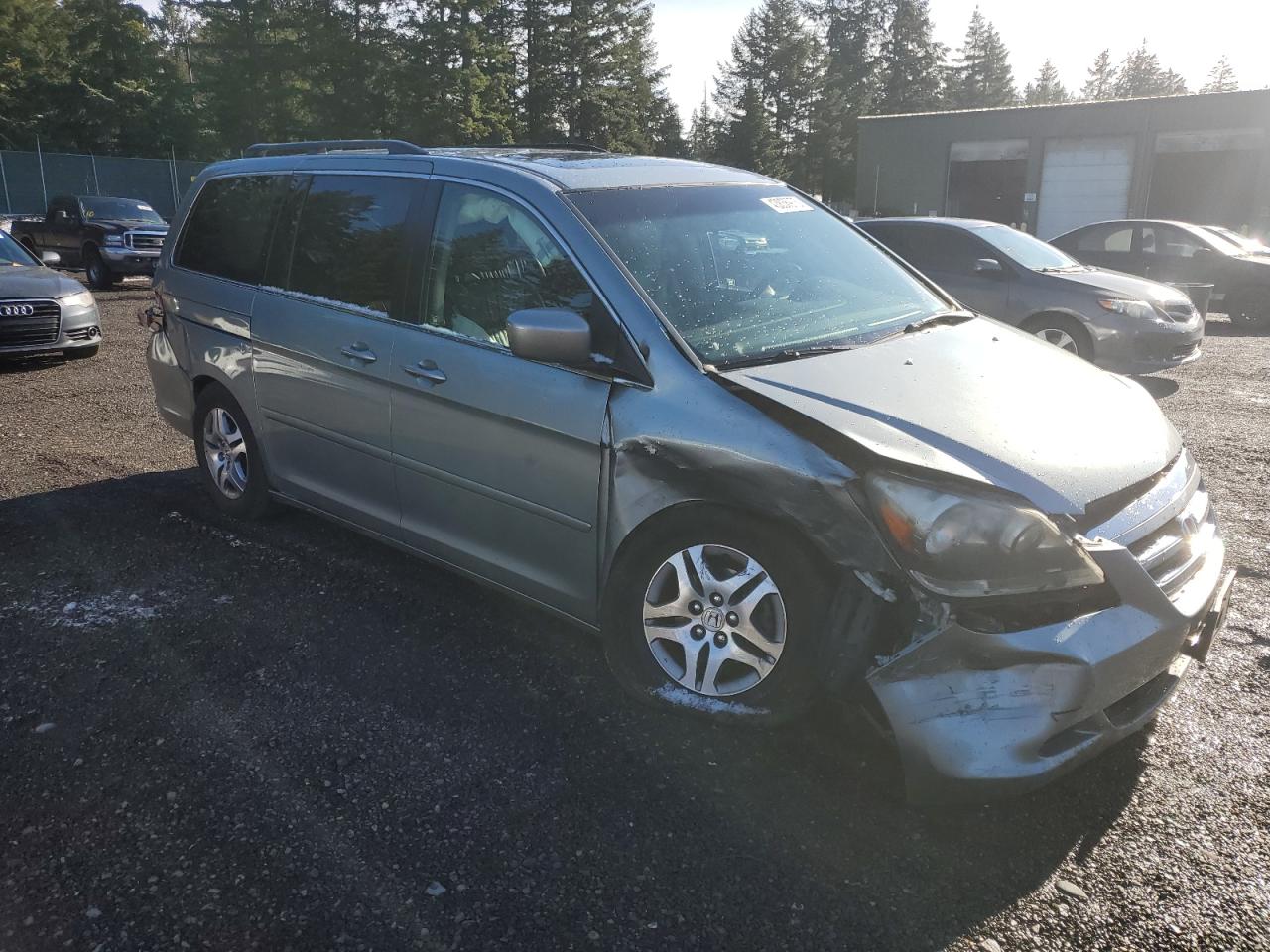 2006 Honda Odyssey VIN 5FNRL38766B004940 Copart auction photo, front end / rear end damage thumbnail 4