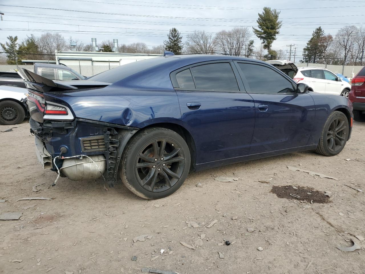 2016 Dodge Charger VIN 2C3CDXHG0GH126333 Copart auction photo, rear end / front end damage thumbnail 3