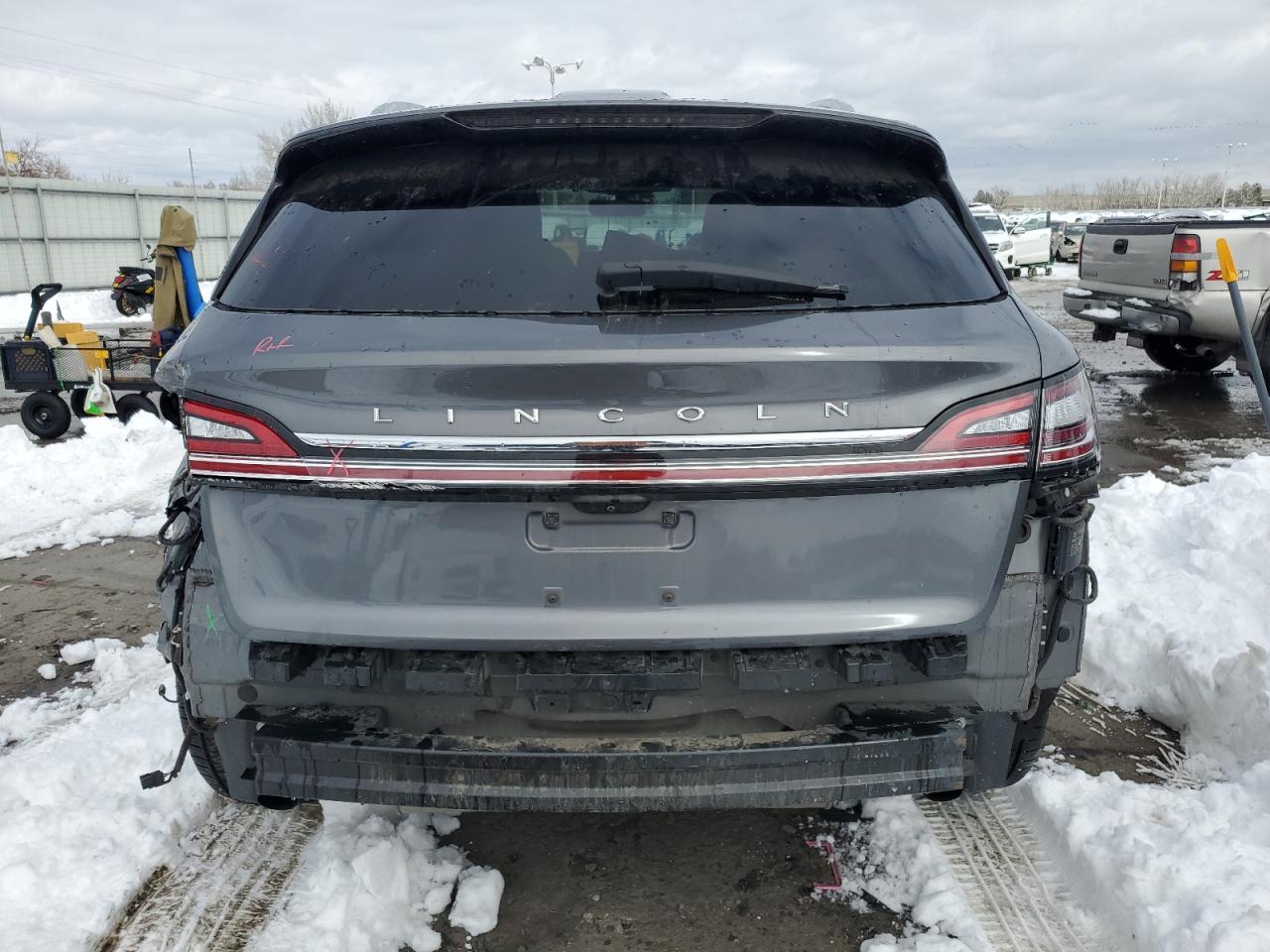 2022 Lincoln Nautilus VIN 2LMPJ8KPXNBL01062 Copart auction photo, rear end / undercarriage damage thumbnail 6