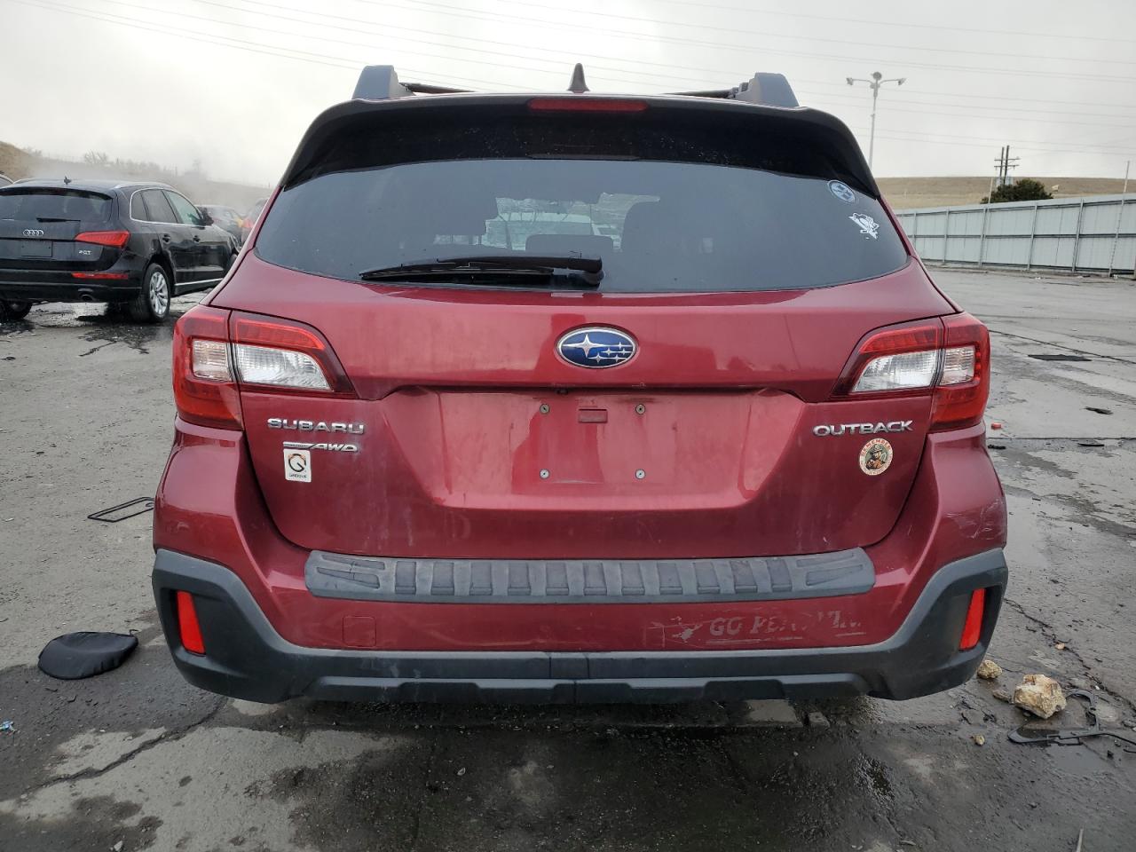 2019 Subaru Outback VIN 4S4BSAFC3K3378966 Copart auction photo, rollover damage thumbnail 6