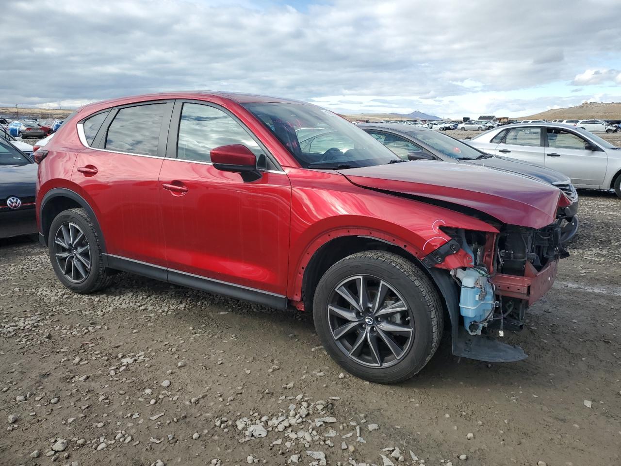 2018 Mazda CX-5 VIN JM3KFBCMXJ0370432 Copart auction photo, front end damage thumbnail 4