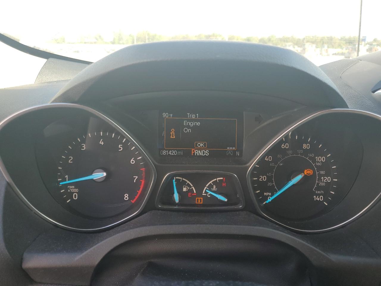 2017 Ford Escape VIN 1FMCU0GD0HUE70734 Copart auction photo, front end damage thumbnail 9