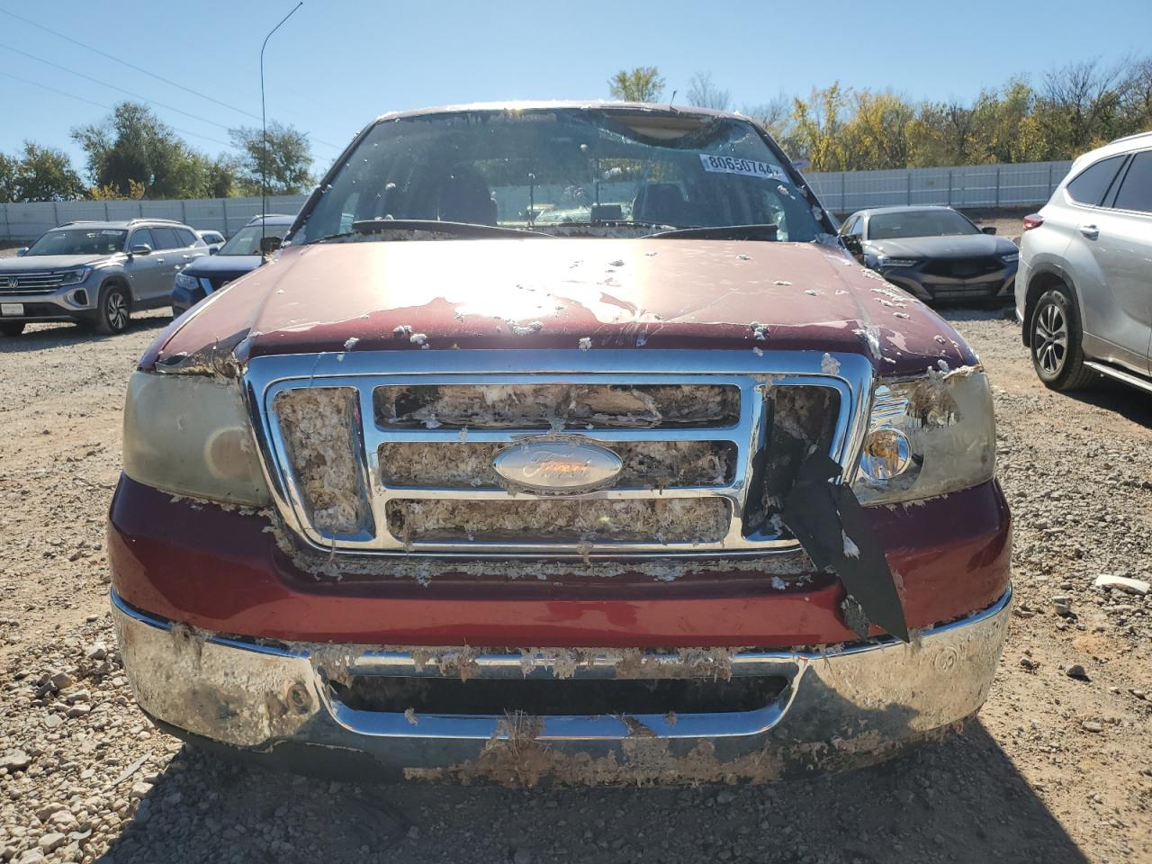 2007 Ford F-150 VIN 1FTRW12W87KC92900 Copart auction photo, all over damage thumbnail 5