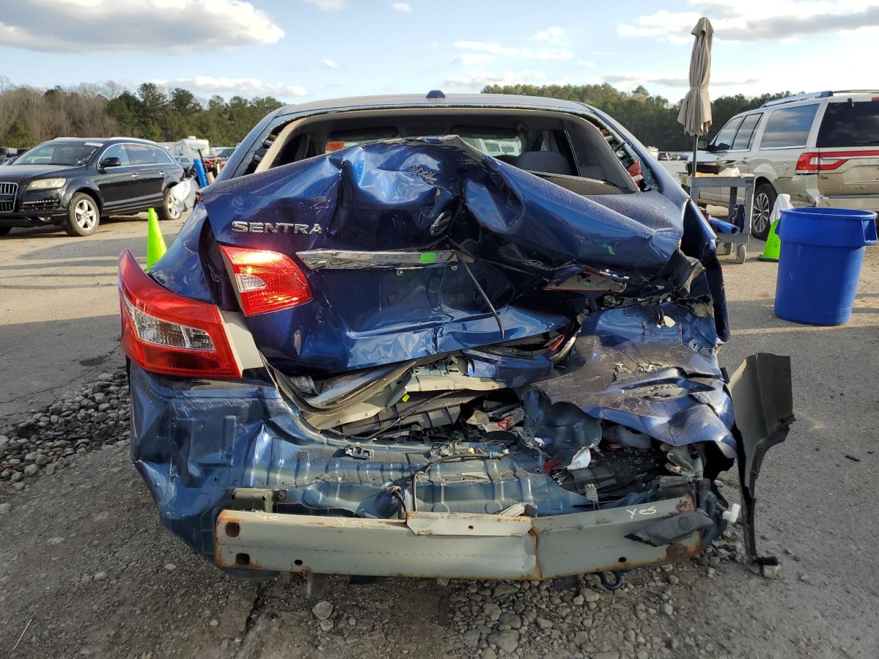 2017 Nissan Sentra VIN 3N1AB7AP4HY409366 Copart auction photo, front end / rear end damage thumbnail 6