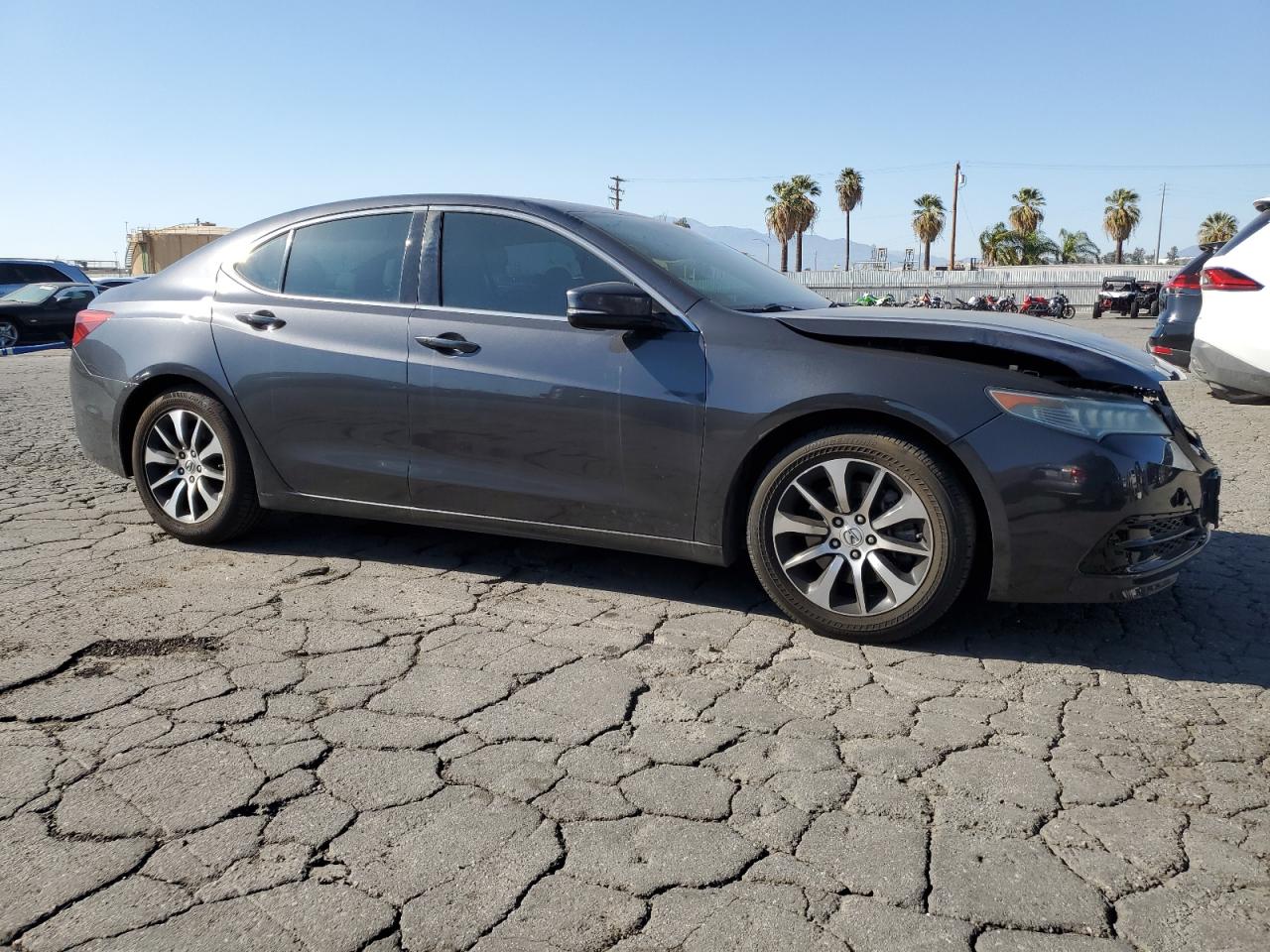 2015 Acura TLX VIN 19UUB1F39FA010369 Copart auction photo, front end damage thumbnail 4