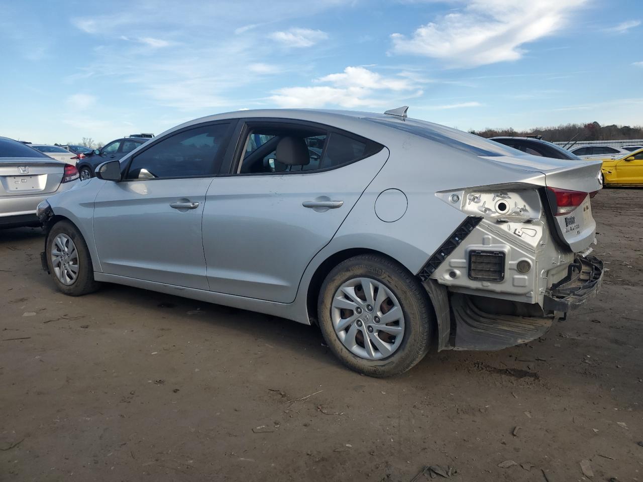 2017 Hyundai Elantra VIN 5NPD74LF2HH181055 Copart auction photo, front end / rear end damage thumbnail 2