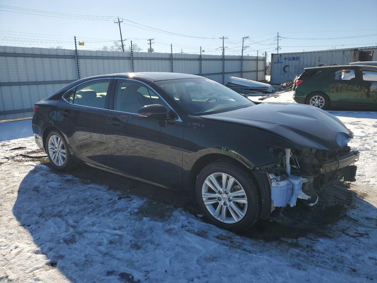 2015 Lexus ES VIN JTHBK1GG3F2192151 Copart auction photo, front end damage thumbnail 4