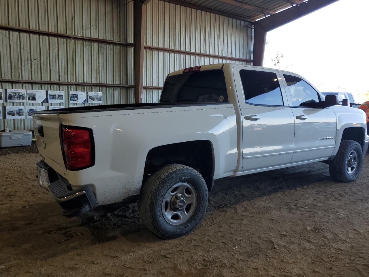 2015 Chevrolet Silverado VIN 3GCPCREC0FG321263 Copart auction photo, rear end / side damage thumbnail 3