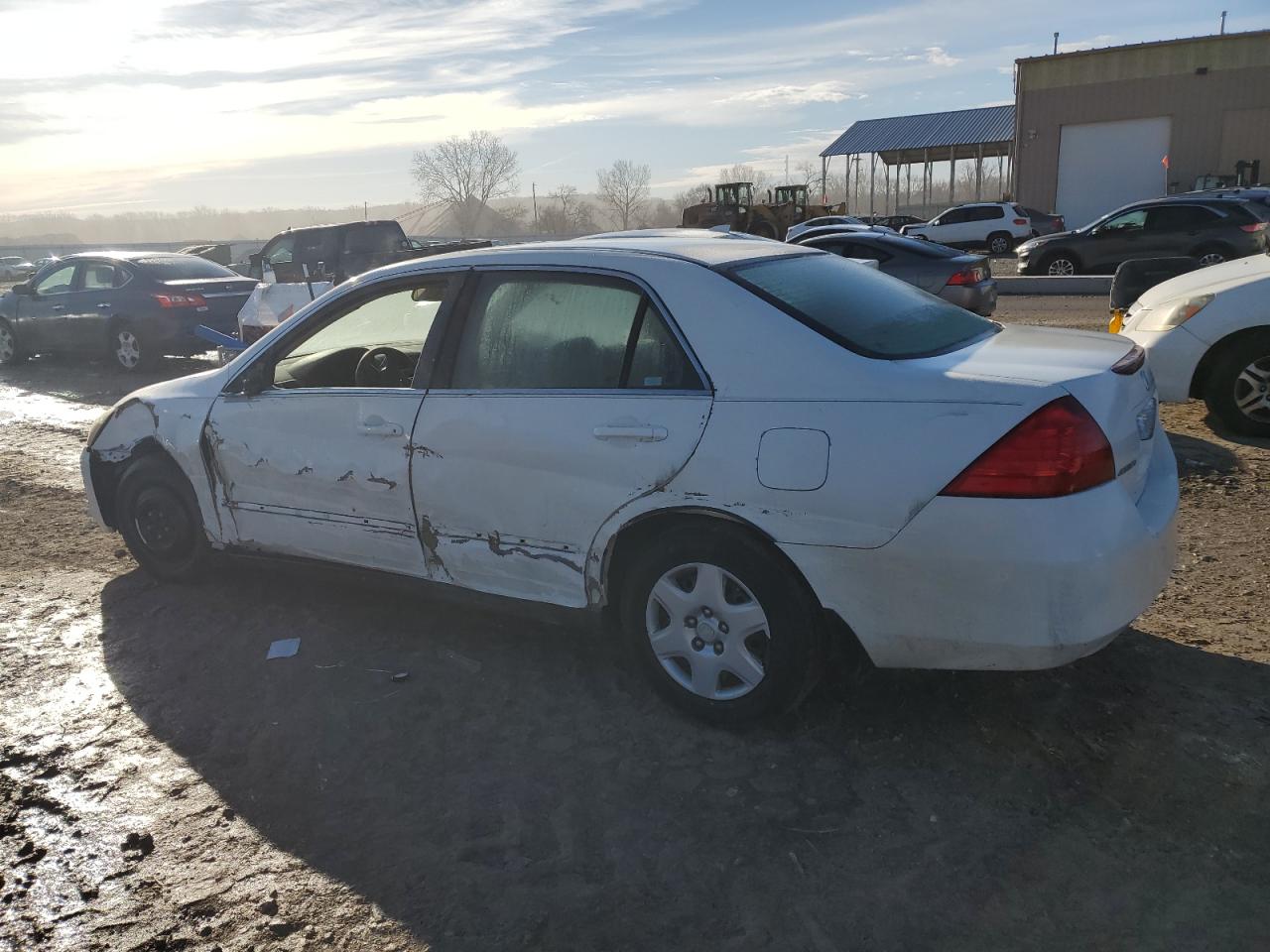 2006 Honda Accord VIN 1HGCM56446A017011 Copart auction photo, side / front end damage thumbnail 2