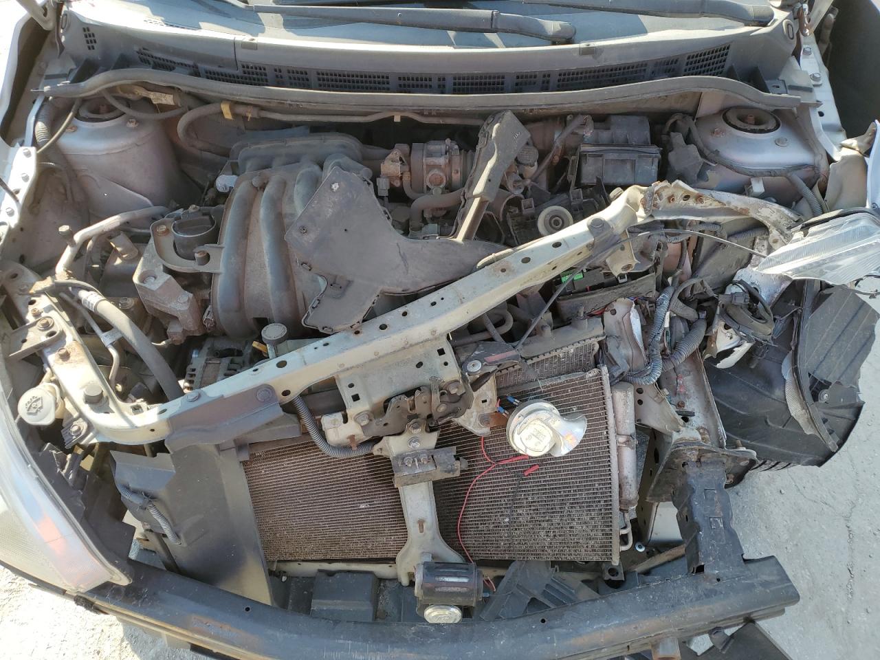 2009 Nissan Versa VIN 3N1CC11E99L440760 Copart auction photo, front end damage thumbnail 11