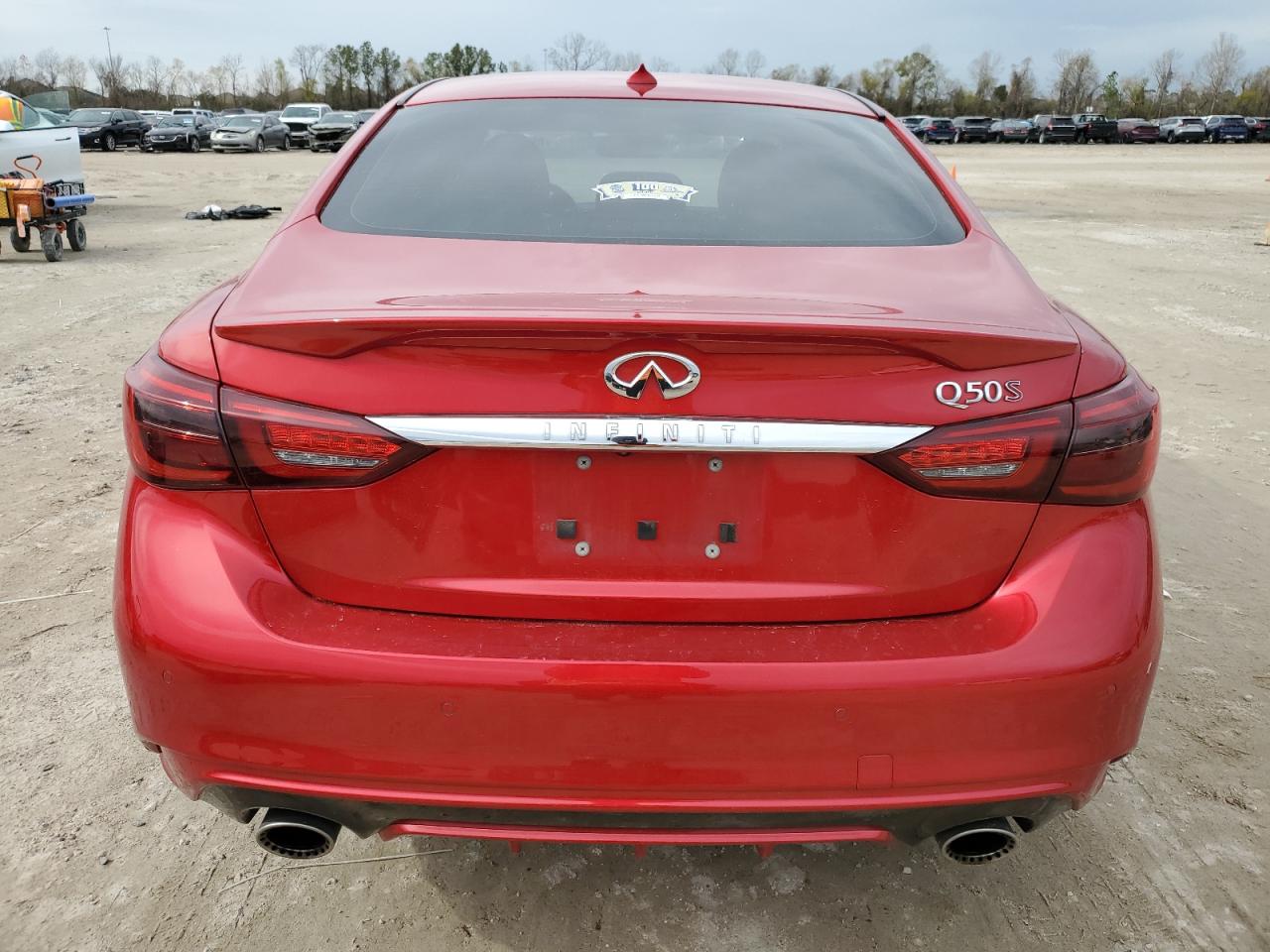 2020 Infiniti Q50 VIN JN1FV7AP4LM630619 Copart auction photo, front end / minor dent/scratches damage thumbnail 6