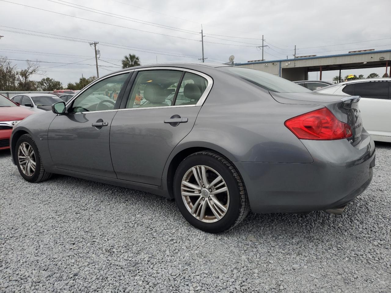 2015 Infiniti Q40 VIN JN1CV6ARXFM650571 Copart auction photo, mechanical damage thumbnail 2