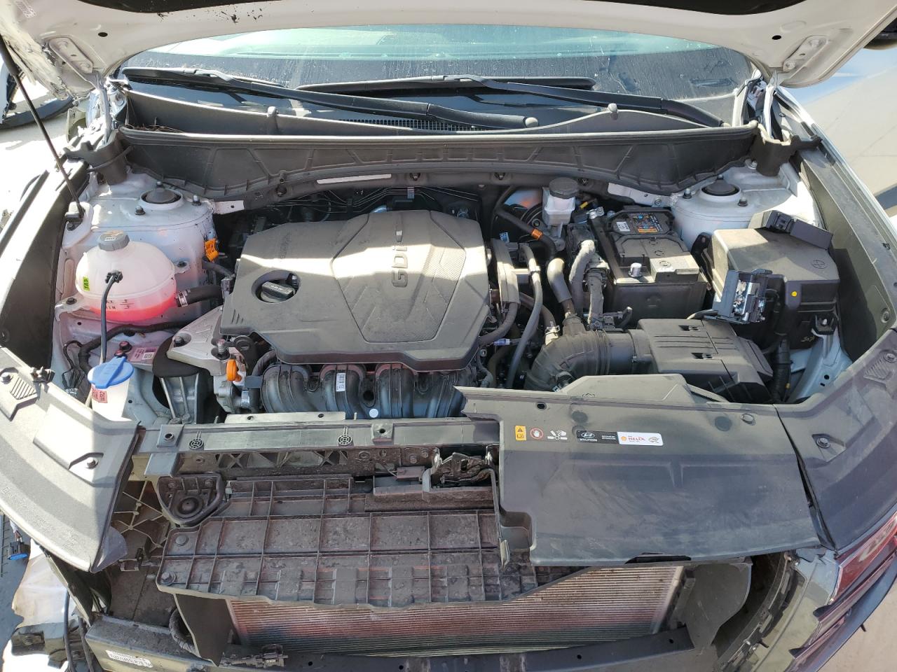 2024 Hyundai Tucson VIN KM8JB3DE8RU323462 Copart auction photo, front end / side damage thumbnail 13