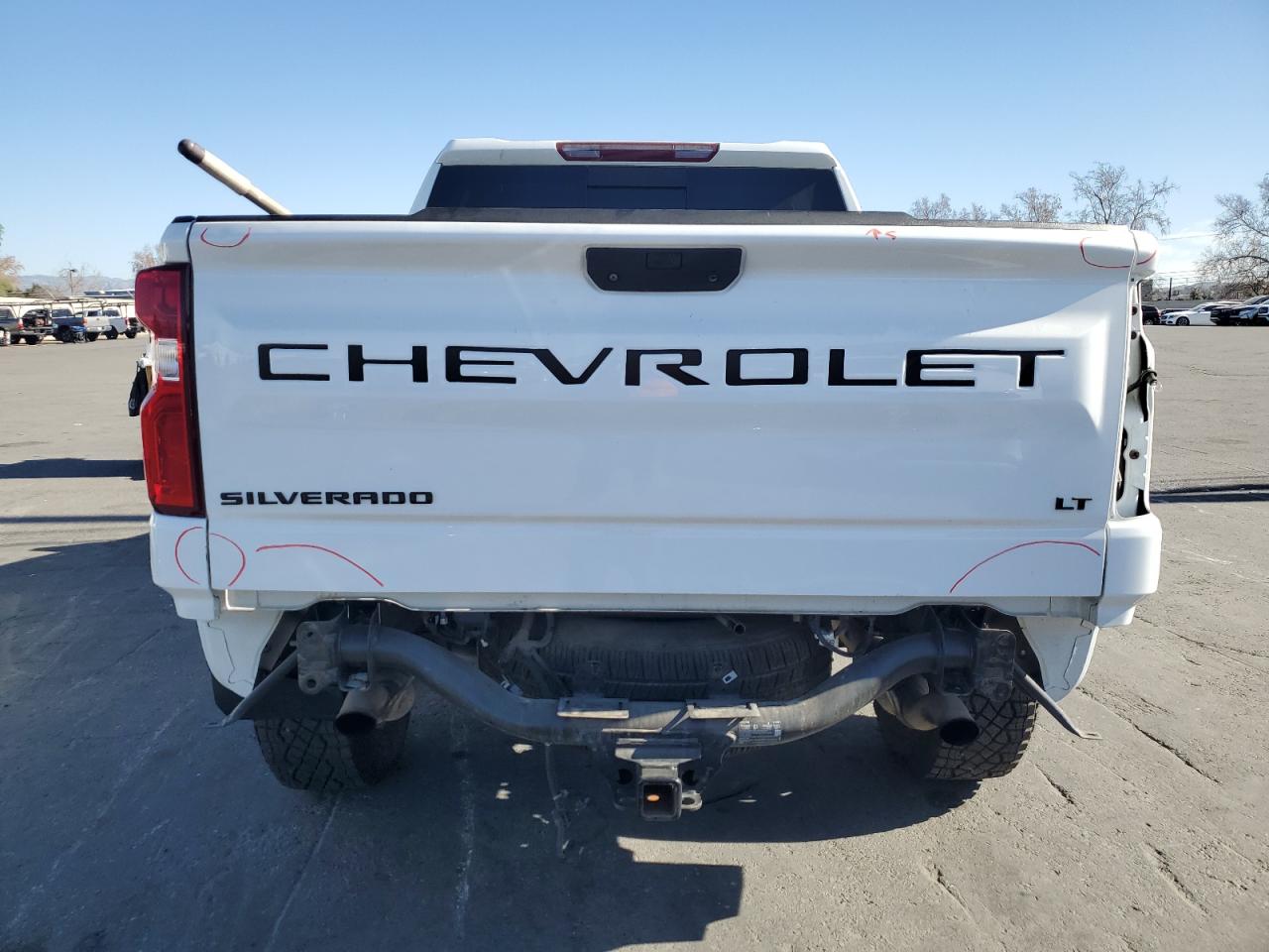 2020 Chevrolet Silverado VIN 3GCPYFEL9LG335027 Copart auction photo, front end / rear end damage thumbnail 6
