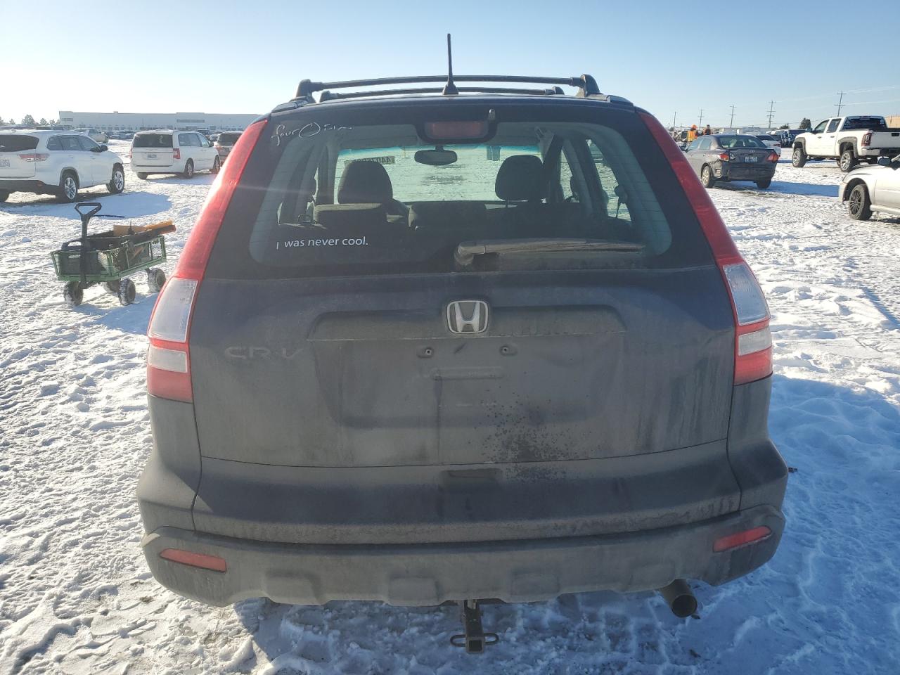 2007 Honda CR-V VIN JHLRE38387C015320 Copart auction photo, front end damage thumbnail 6
