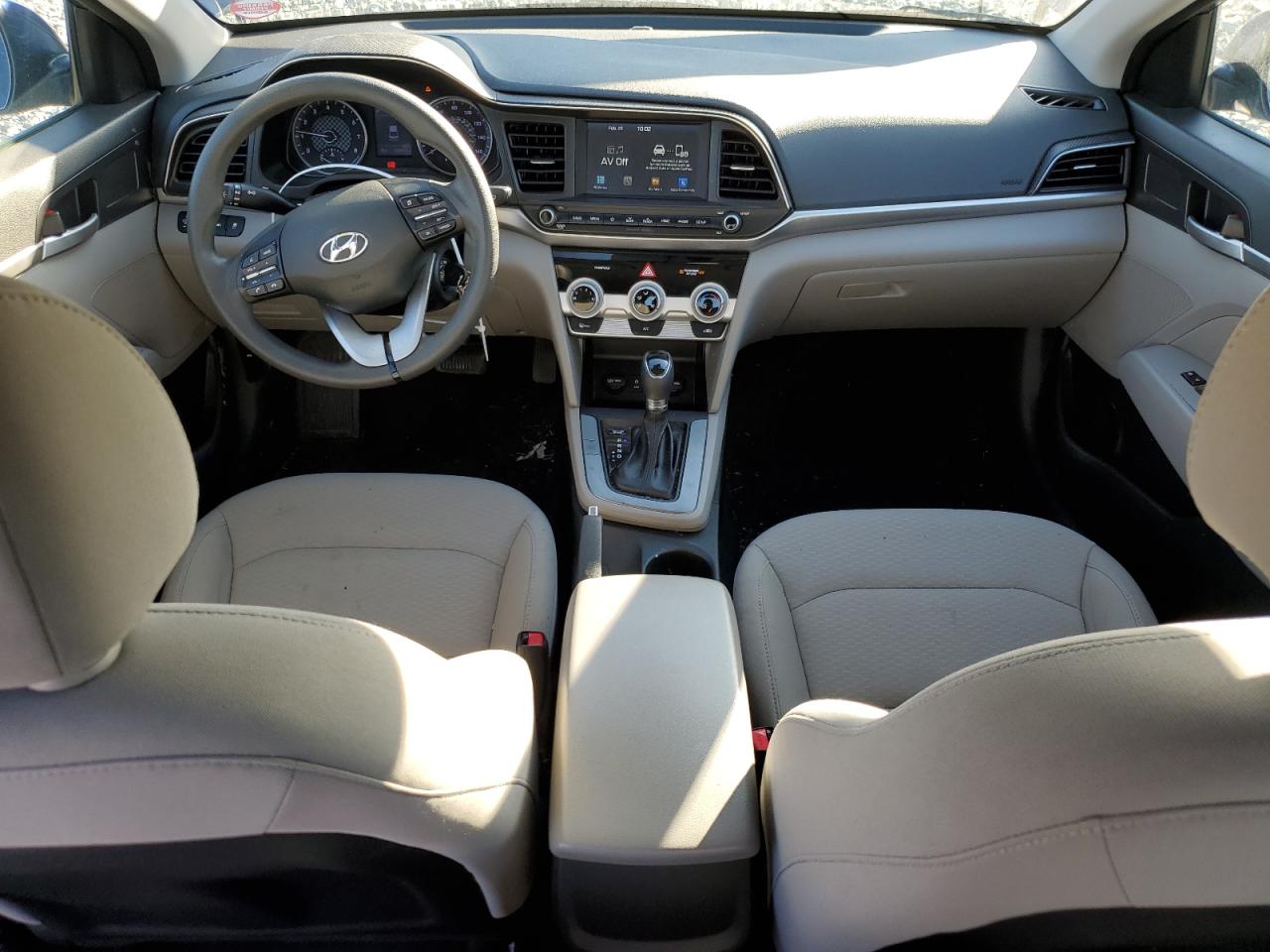 2019 Hyundai Elantra VIN 5NPD84LF7KH433998 Copart auction photo, rear end / front end damage thumbnail 8