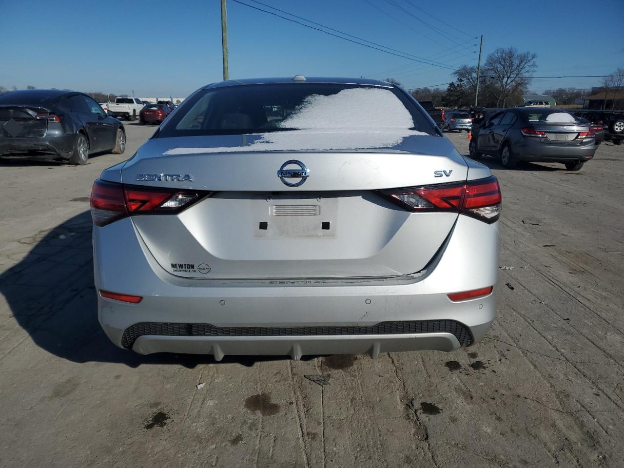 2022 Nissan Sentra VIN 3N1AB8CVXNY238037 Copart auction photo, front end / side damage thumbnail 6