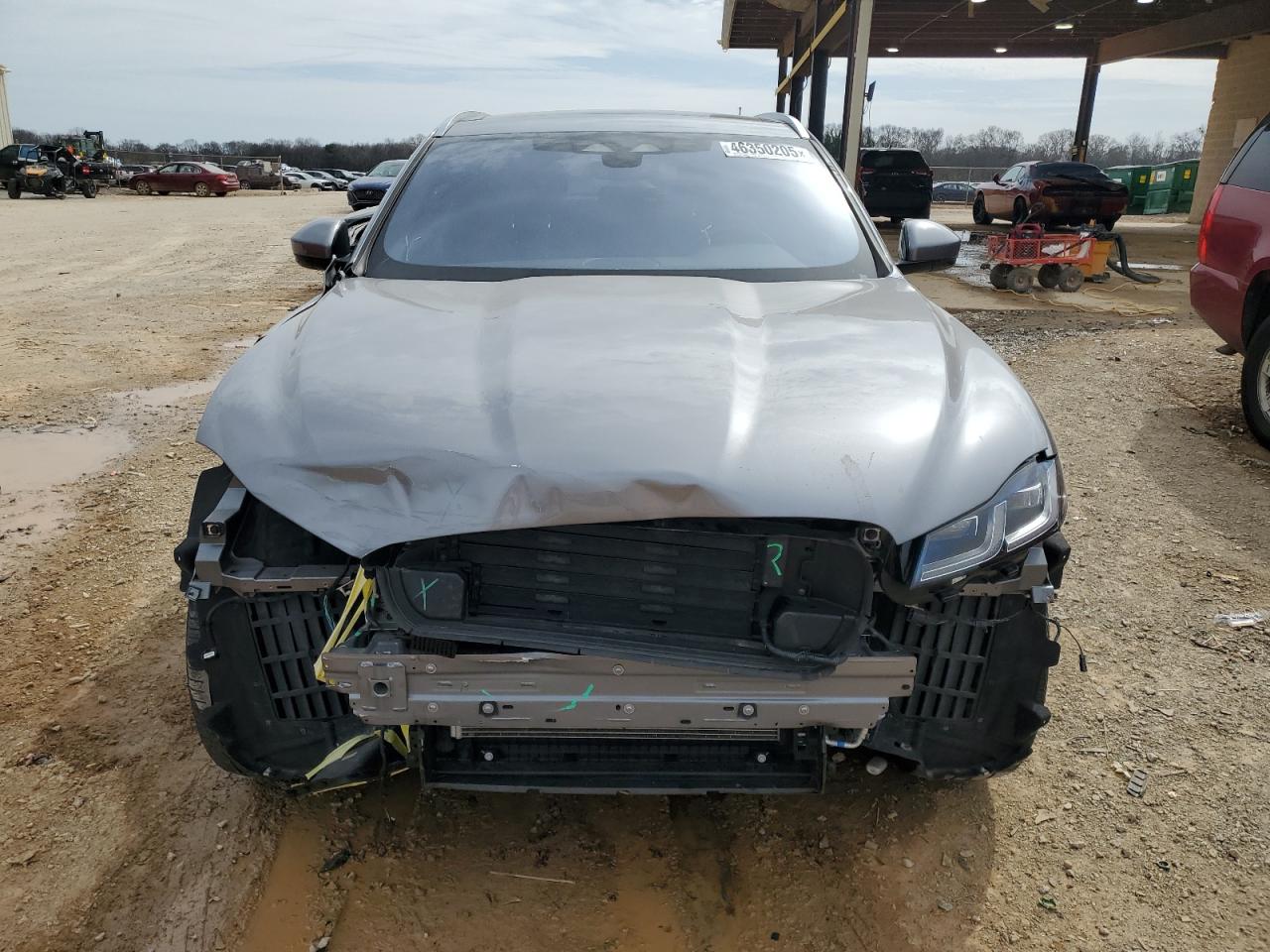 2021 Jaguar F-Pace VIN SADCJ2EX1MA675503 Copart auction photo, front end damage thumbnail 5