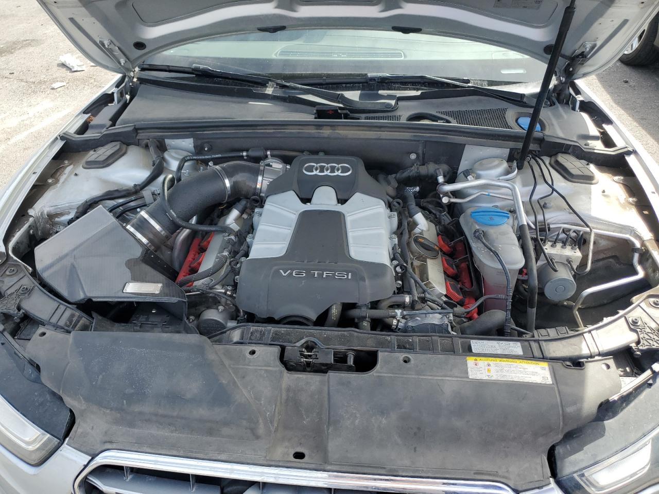 2013 Audi RS5 VIN WAUVGAFR1DA021286 Copart auction photo, rear end / front end damage thumbnail 11