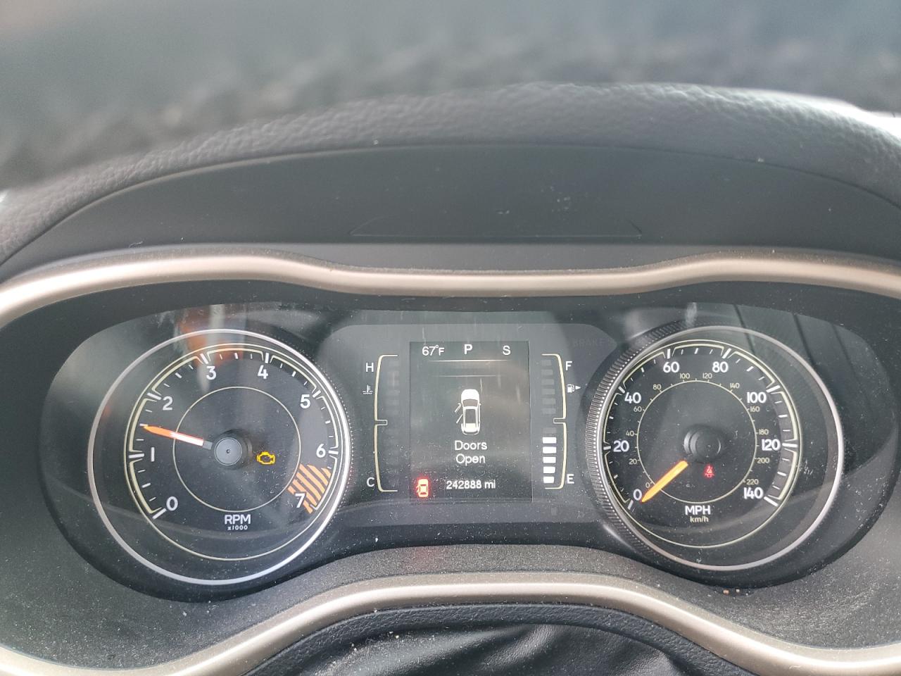 2015 Jeep Grand Cherokee VIN 1C4PJLAB9FW656295 Copart auction photo, front end damage thumbnail 9