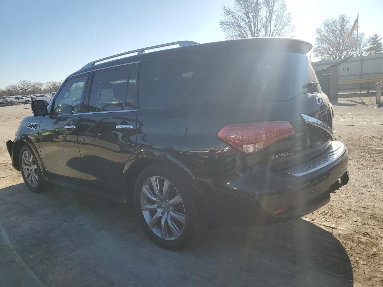 2012 Infiniti QX56 VIN JN8AZ2NE3C9015588 Copart auction photo, all over / mechanical damage thumbnail 2