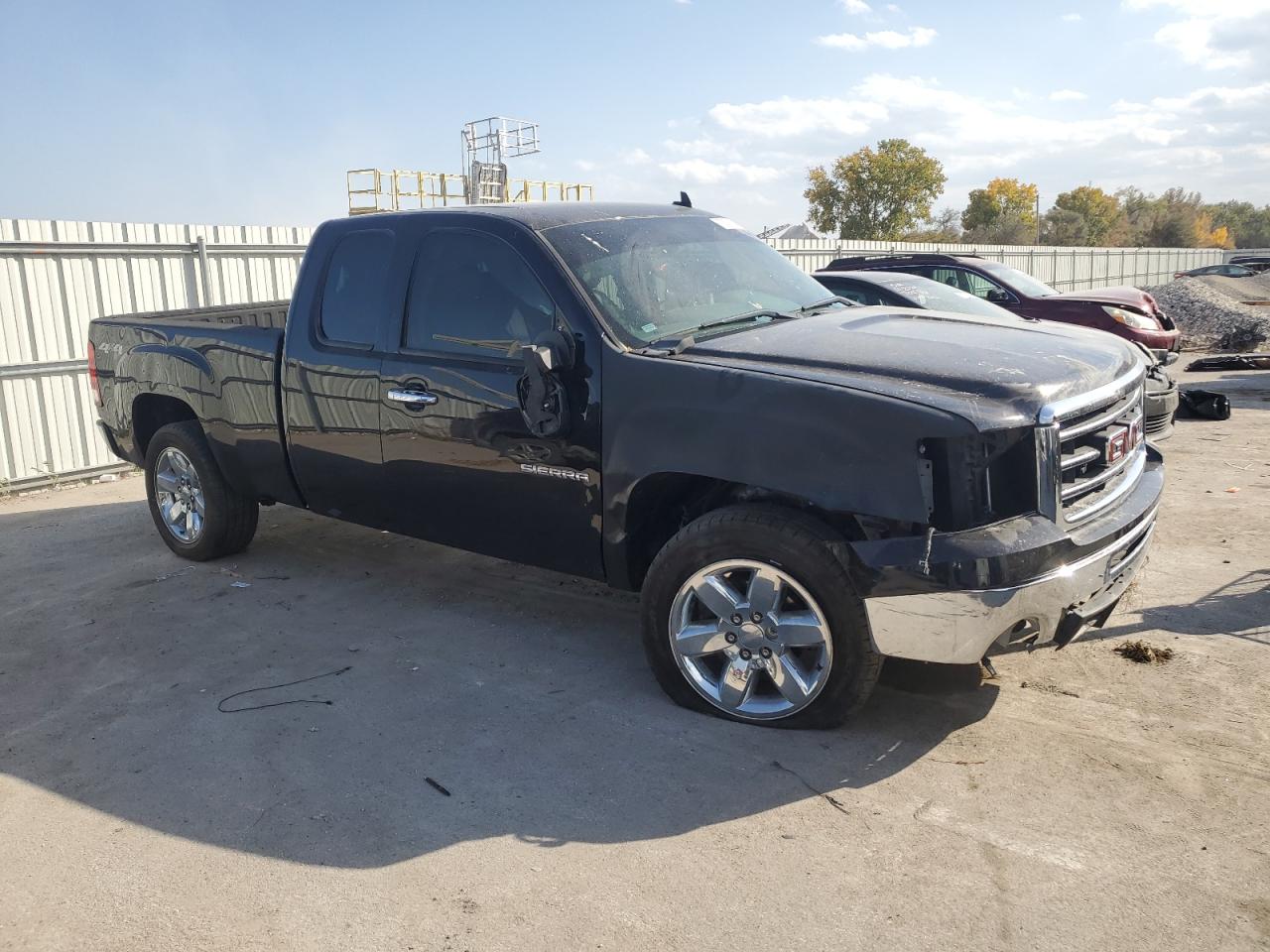 2013 GMC Sierra VIN 1GTR2VE7XDZ303261 Copart auction photo, front end damage thumbnail 4